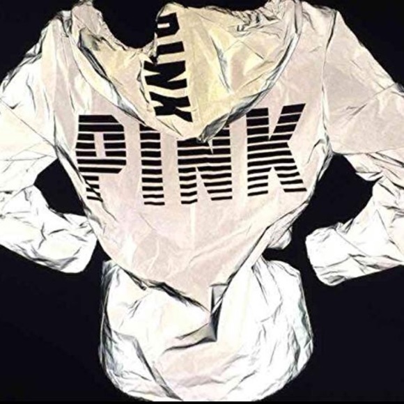PINK Victoria's Secret Jackets & Blazers - Limited edition pink VS reflective windbreaker